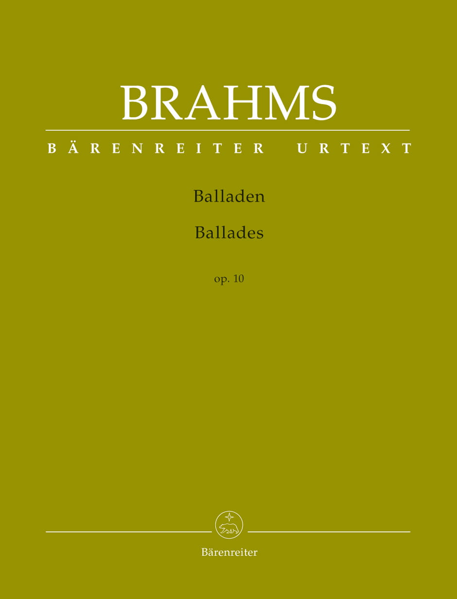 Johannes Brahms: Ballades op. 10 - Balladen - Ballady - nuty na fortepian