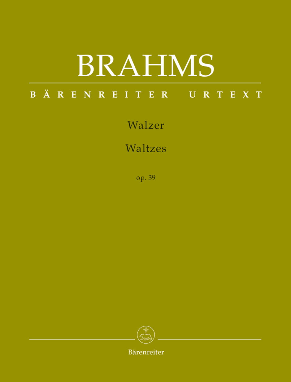 Johannes Brahms: Waltzes op. 39 - Walzer - Walce - nuty na fortepian