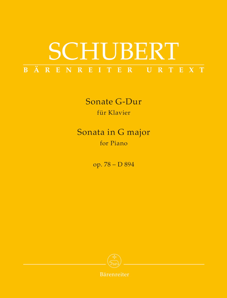 Franz Schubert: Sonate G major for Pianoforte op. 78 D 894 - Sonata fortepianowa G-dur - nuty na fortepian