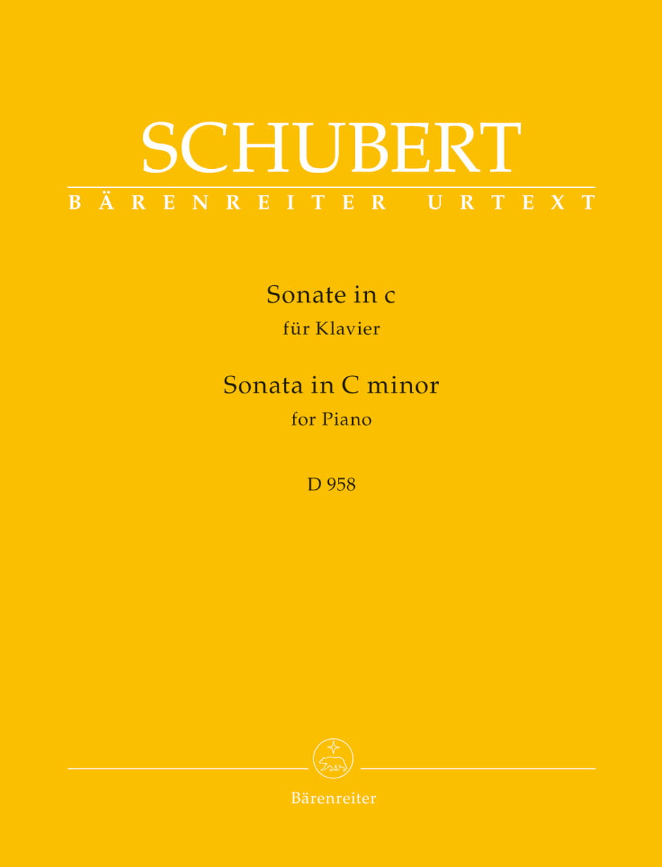 Franz Schubert: Sonate C minor for Piano D 958 - Sonata fortepianowa C-moll - nuty na fortepian