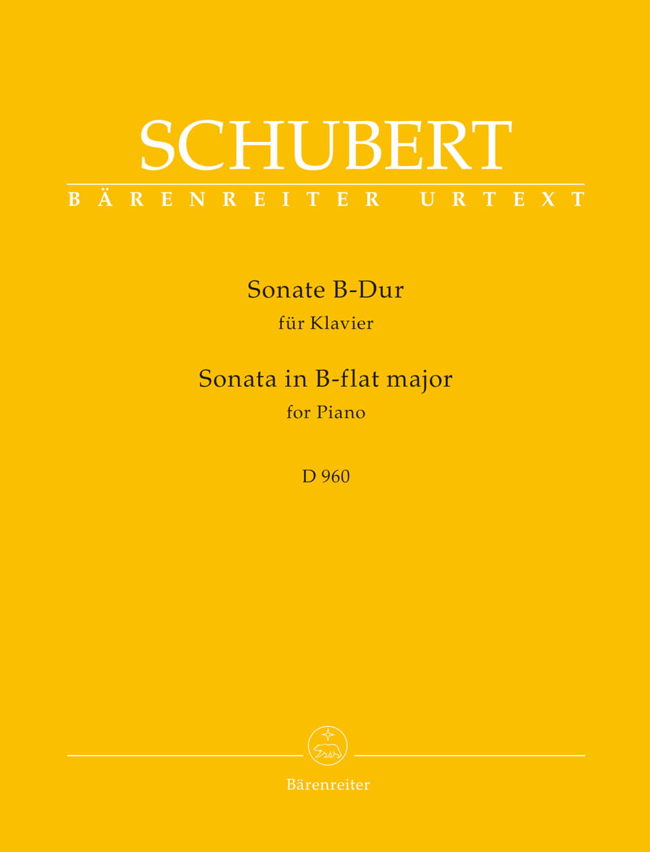 Franz Schubert: Sonate B-flat major for Piano D 960 - Sonata fortepianowa B-dur - nuty na fortepian