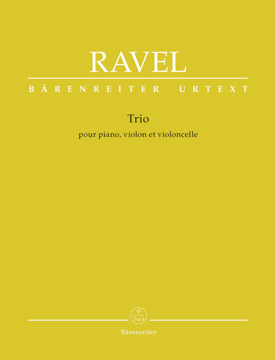 Maurice Ravel: Trio for Piano, Violin and Violoncello - trio fortepianowe - nuty na fortepian, skrzypce i wiolonczelę