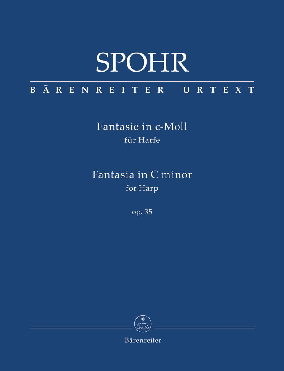 Louis Spohr: Fantasia for Harp C minor op. 35 - Fantasie - Fantazja c-moll - nuty na harfę
