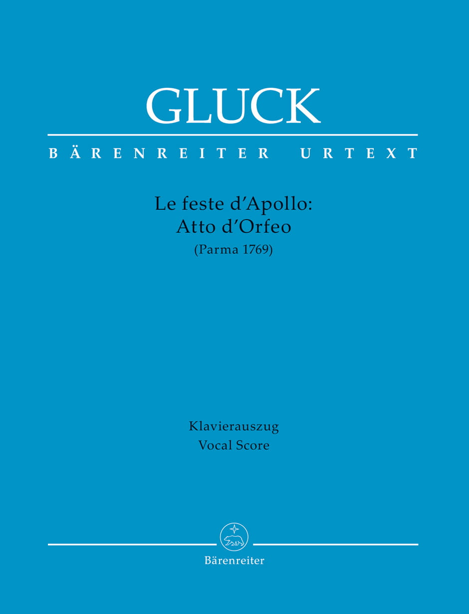 Christoph Willibald Gluck: Atto d'Orfeo (Parma Version 1769) - Aria z opery Święto Apolla - nuty na głos sopran z fortepianem