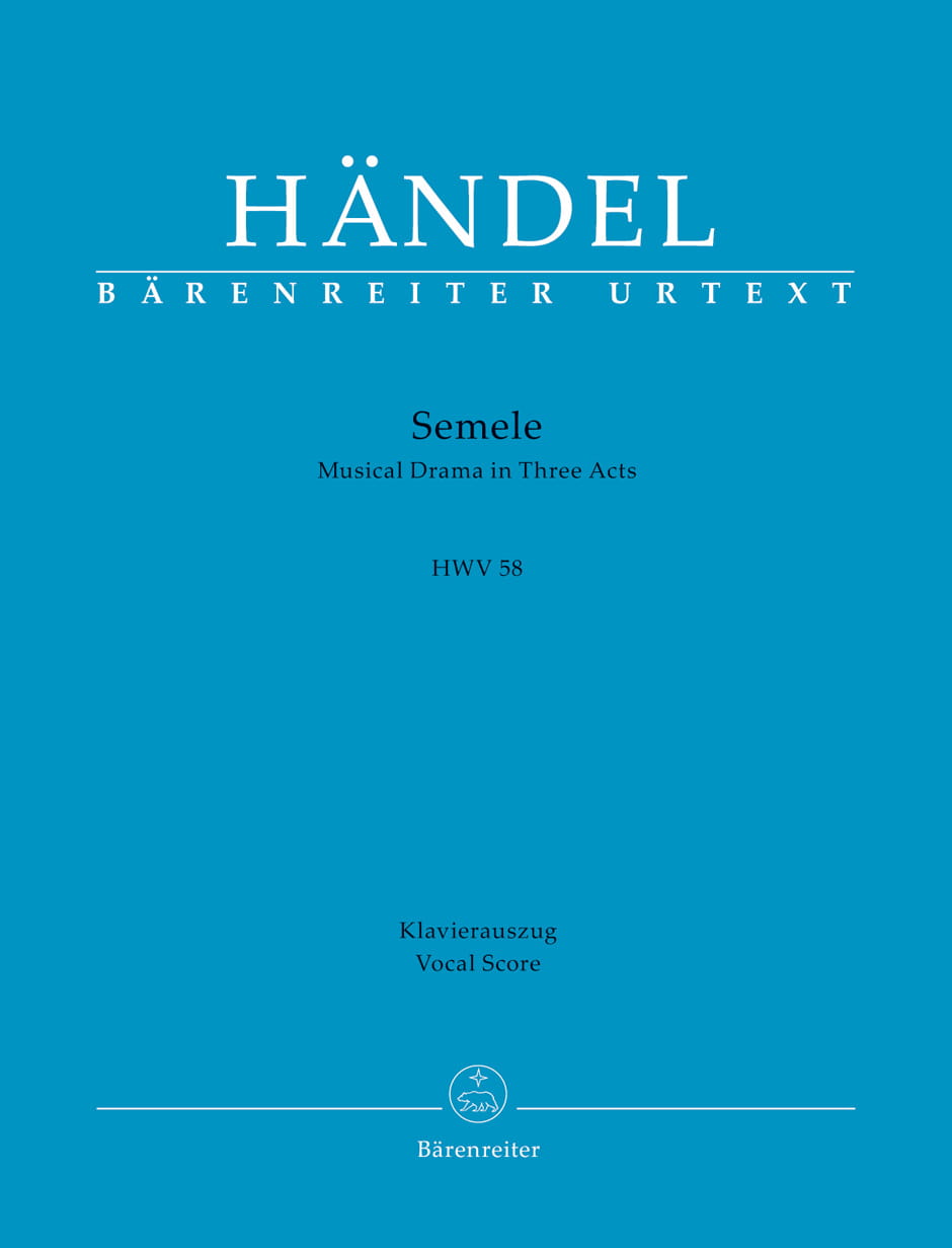 Georg Friedrich Handel: Semele HWV 58 - dramat muzyczny - nuty na głosy, chór i fortepian