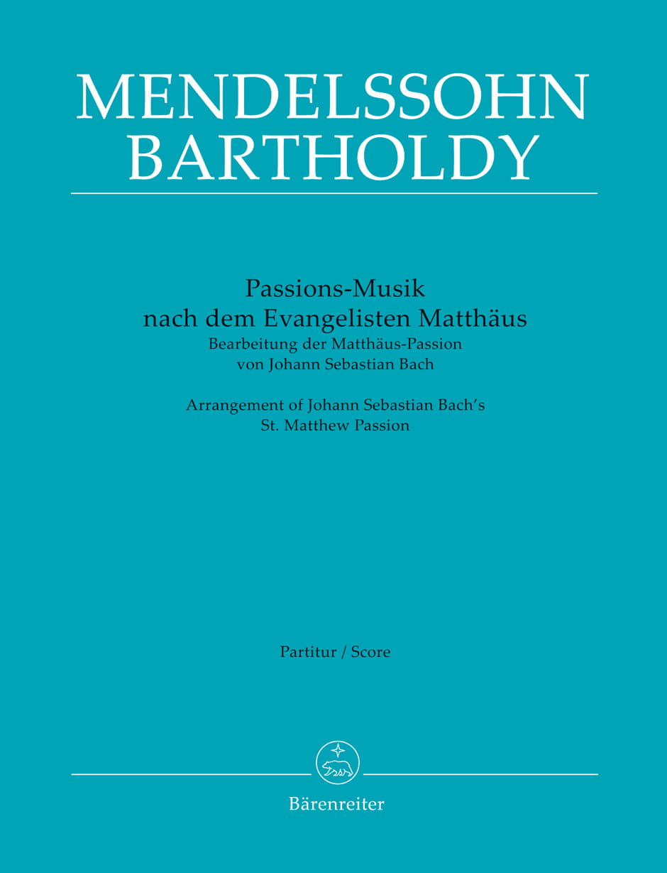 Felix Mendelssohn Bartholdy: Passion Music after the Evangelist Matthew - nuty na orkiestrę - partytura