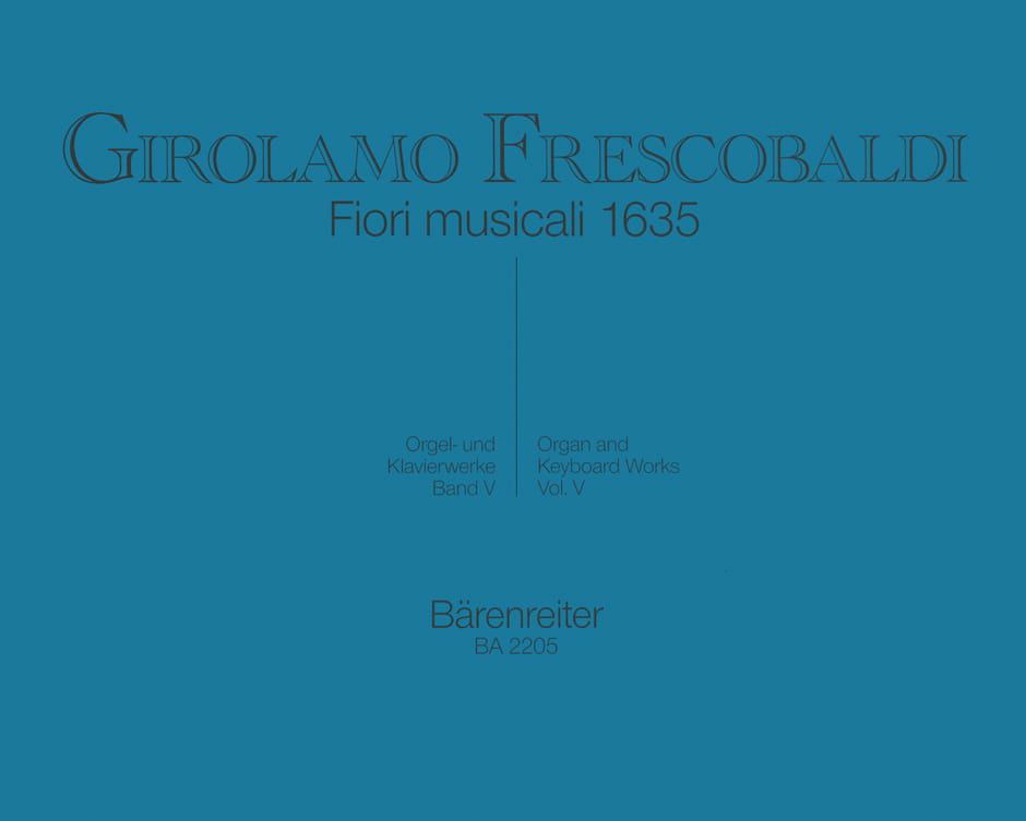 Girolamo Frescobaldi: Fiori musicali 1635 - dzieła organowe i klawiszowe tom 5 - nuty na organy lub fortepian lub klawesyn
