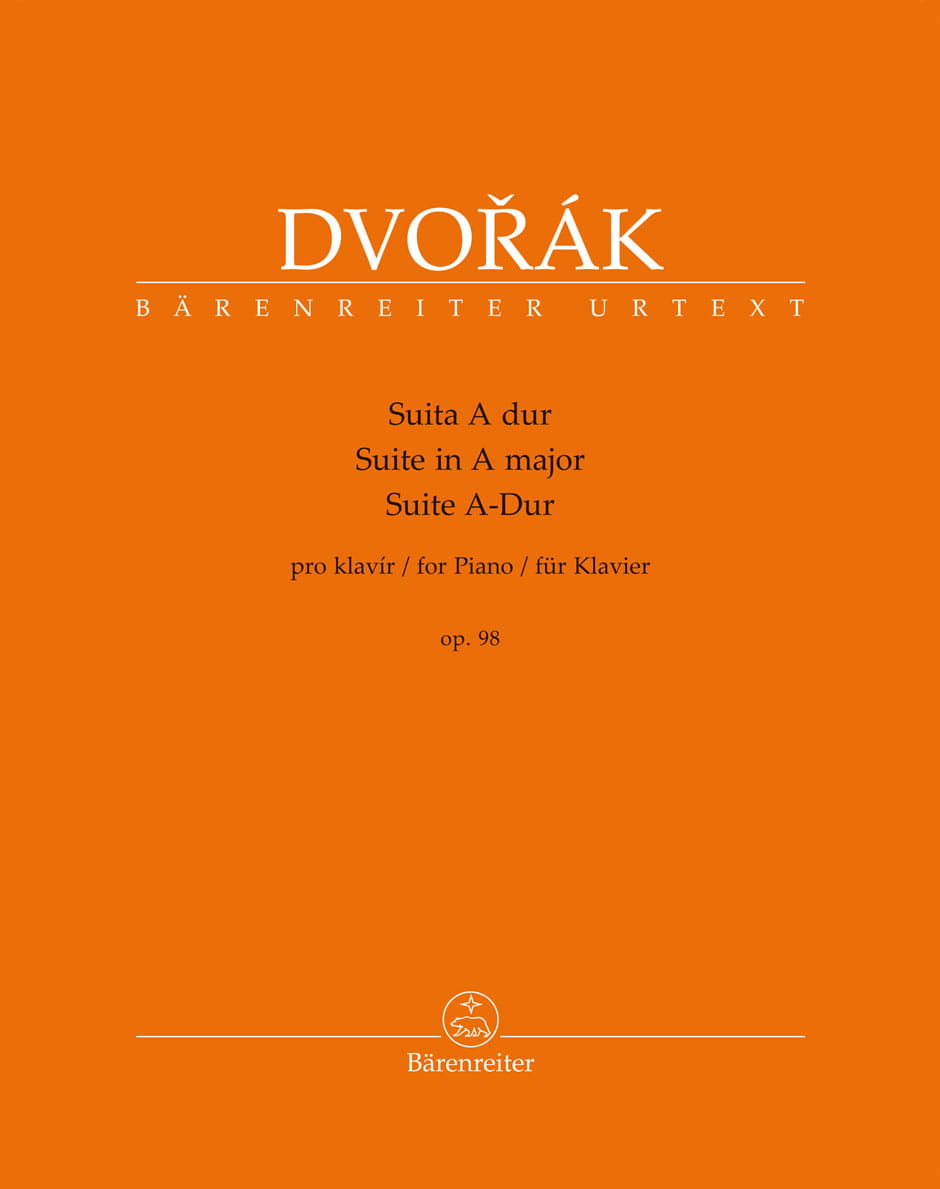 Antonin Dvorak: Suite for Piano in A major op. 98 - Suita fortepianowa A-dur - nuty na fortepian
