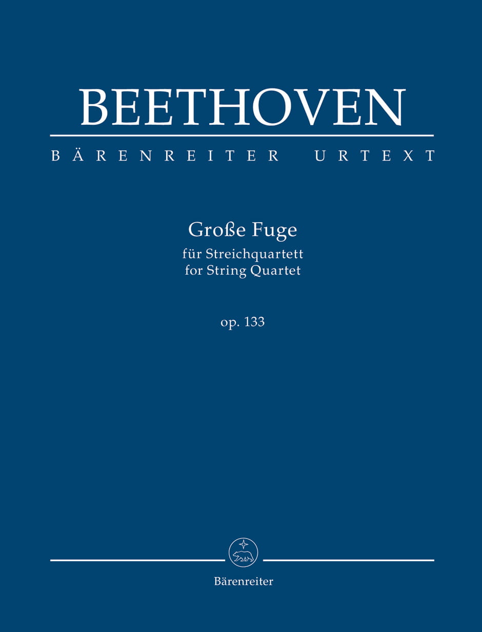 Ludwig van Beethoven: Grosse Fuge for String Quartet op. 133 - Wielka fuga B-dur - partytura studyjna