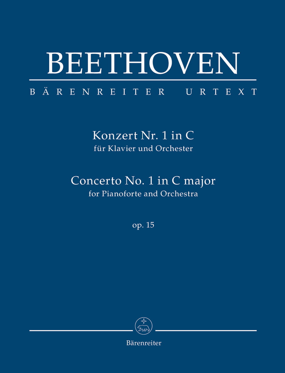 Ludwig van Beethoven: Concerto for Pianoforte and Orchestra no. 1 C major op. 15 - koncert fortepianowy nr 1 C-dur - partytura studyjna