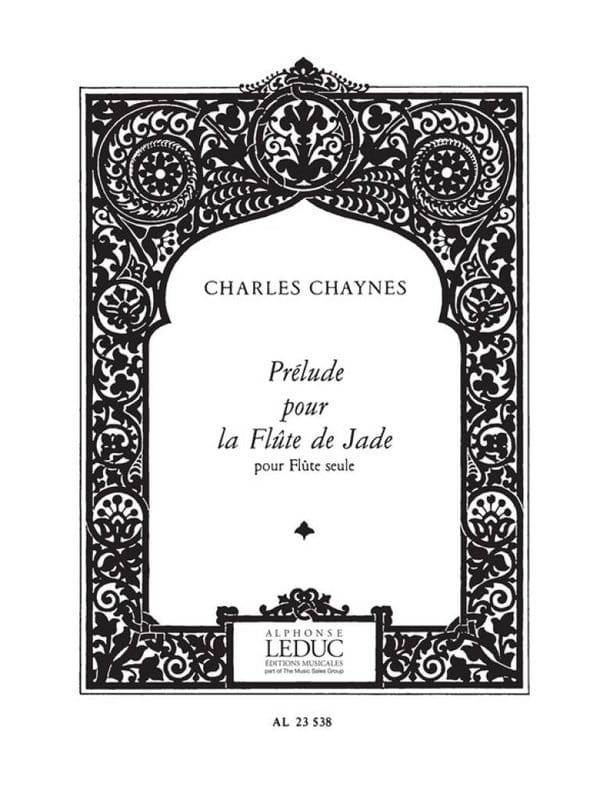 Charles Chaynes: Prelude pour la Flute de Jade - nuty na flet poprzeczny solo