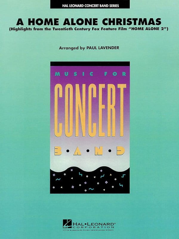 Music for Concert Band: Home Alone Christmas (Score & Parts) - Paul Lavender - nuty na młodzieżową orkiestrę dętą