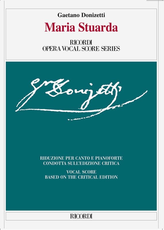 Gaetano Donizetti: Maria Stuarda - opera - nuty na głos, chór i fortepian