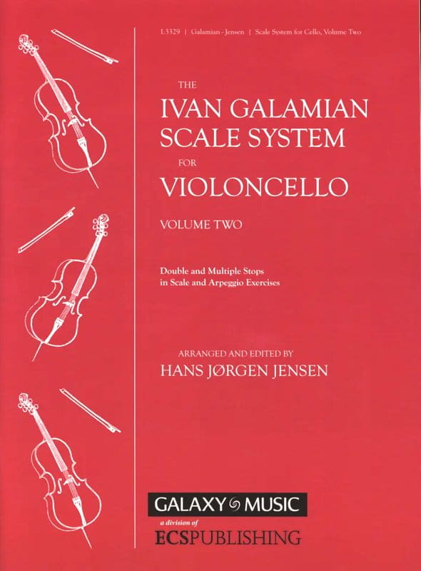 Ivan Galamian Scale System for Violoncello Volume 2 - Hans Joergen Jensen - gamy i skale - nuty na wiolonczelę