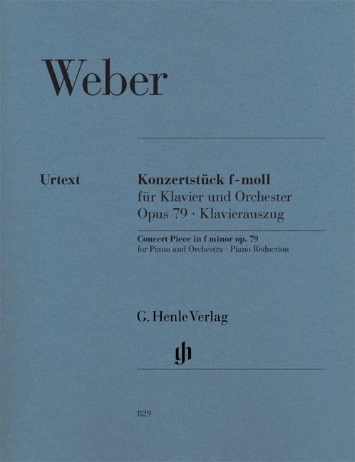 Carl Maria von Weber: Concert Piece f-moll op. 79 - utwór koncertowy - nuty na dwa fortepiany