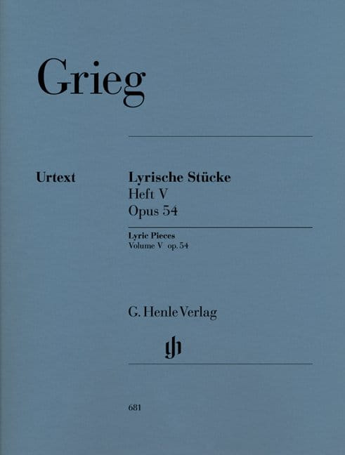 Edvard Grieg: Lyric Pieces Volume V op. 54 - Utwory liryczne tom 5 - nuty na fortepian