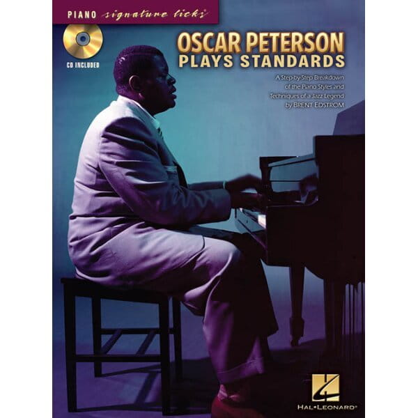 Piano Signature Licks: Oscar Peterson Plays Standards - Brent Edstrom - nuty na fortepian (+ płyta CD)