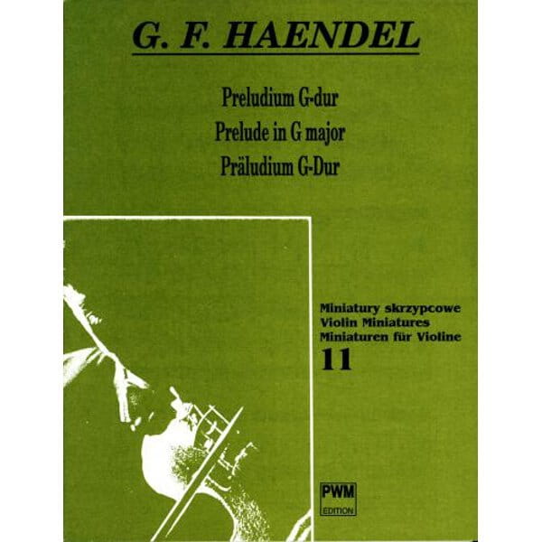 Preludium G-dur na skrzypce i fortepian - nuty na skrzypce - Georg Friedrich Heandel