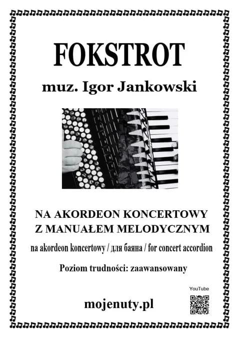 Fokstrot - Igor Jankowski - nuty na akordeon z manuałem melodycznym