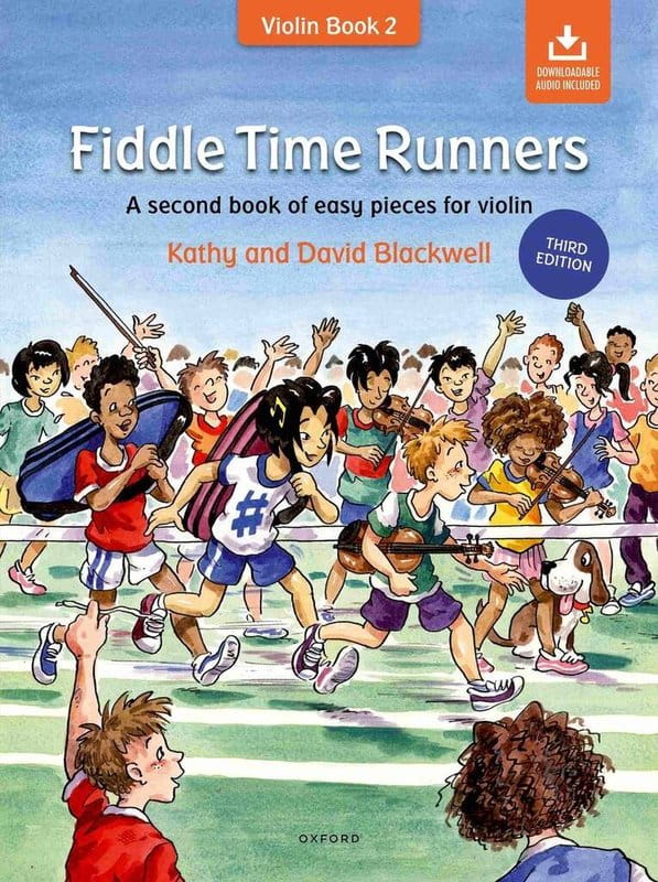 Fiddle Time Runners - szkoła gry na skrzypcach cz. 2 (+ audio online) - Kathy Blackwell, David Blackwell