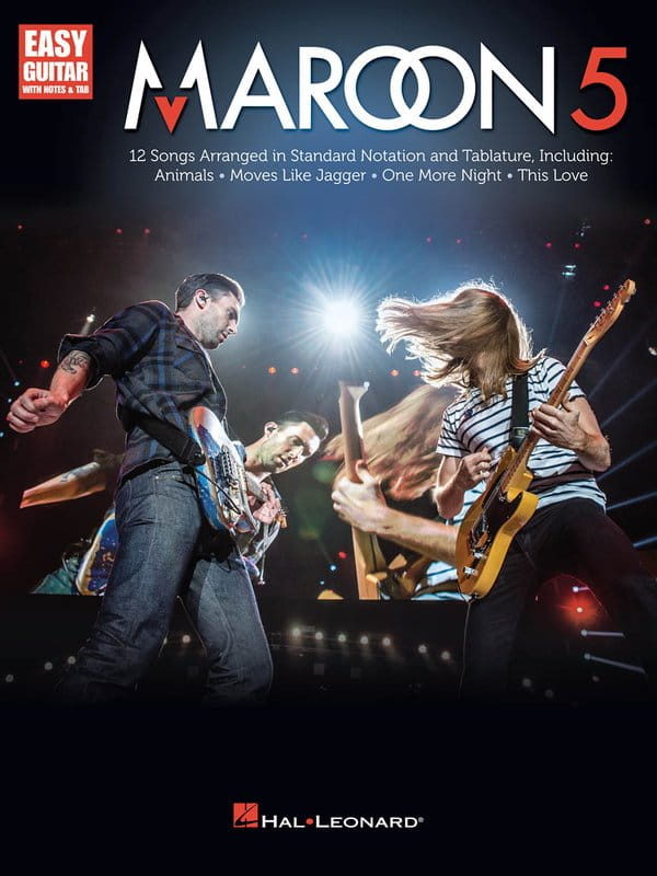 Maroon 5 (Easy Guitar) - nuty na gitarę klasyczną - łatwe opracowanie