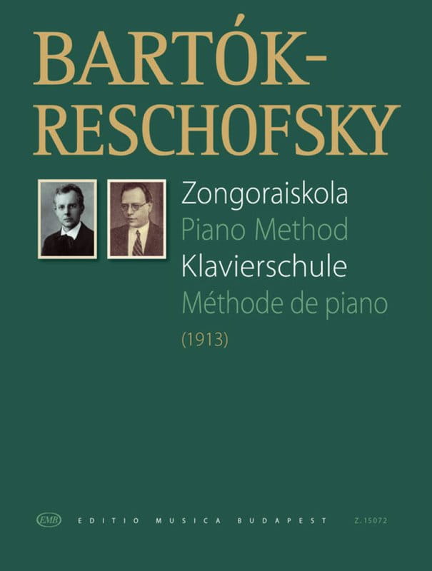 Bela Bartok, Sandor Reschofsky: Piano Method (1913) - szkoła gry na fortepianie