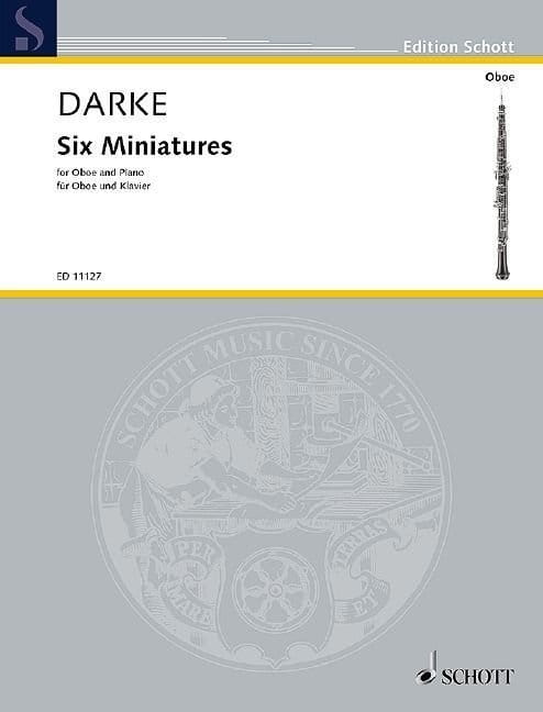 Harold E. Darke: Six Miniatures for oboe and piano - 6 miniatur - nuty na obój i fortepian