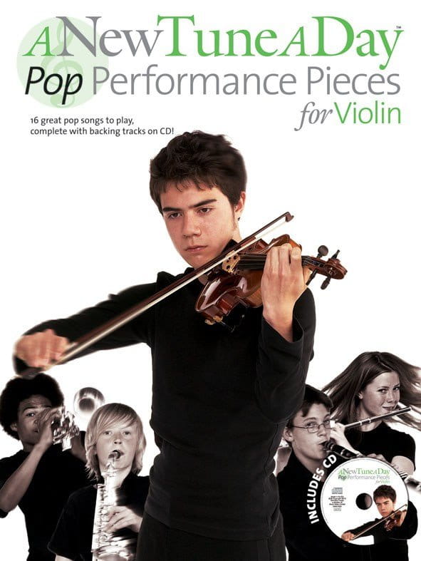 A New Tune A Day: Pop Performance Pieces for Violin - Tom Farncombe - nuty na skrzypce (+ płyta CD)