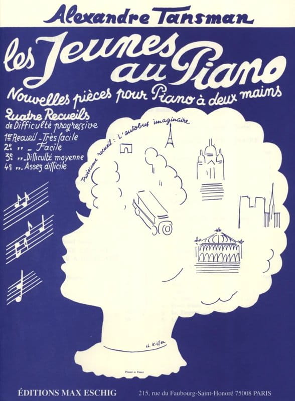 Alexandre Tansman: Les Jeunes au Piano 3 - nuty na fortepian