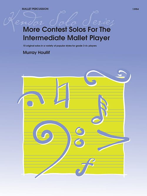 Murray Houllif: More Contest Solos For The Intermediate Mallet Player - nuty na melodyczne instrumenty perkusyjne
