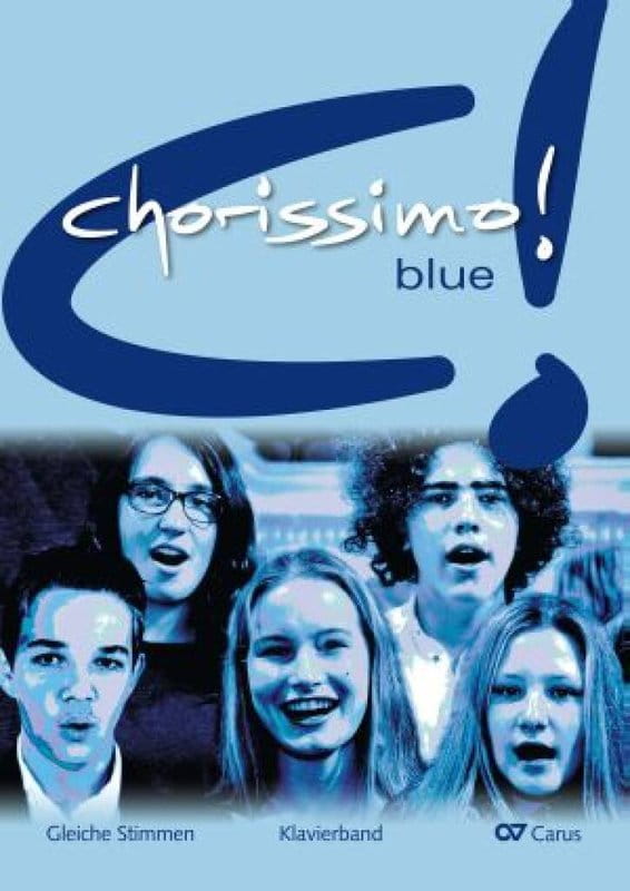 Chorissimo! Blue Klavierband - akompaniament fortepianowy oraz akordy gitarowe do śpiewnika z nutami na chór