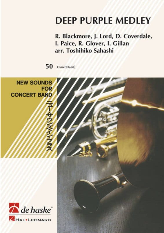 New Sounds for Concert Band: Deep Purple Medley (Score & Parts) - Toshihiko Sahashi - nuty na orkiestrę dętą