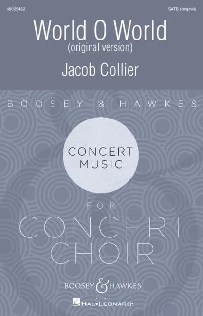 Jacob Collier: World O World - wersja oryginalna - nuty na chór mieszany SATB