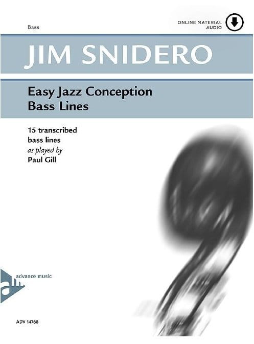 Easy Jazz Conception Bass Lines - Jim Snidero (+ audio online) - 15 jazzowych etiud - nuty na kontrabas lub gitarę basową