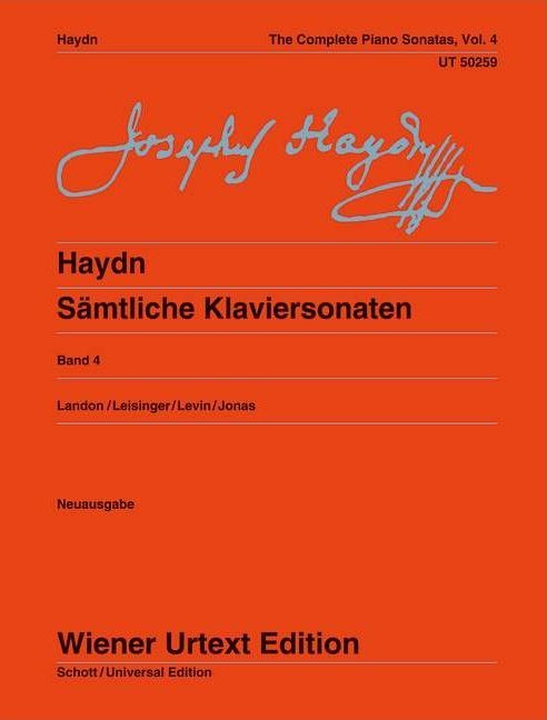 Joseph Haydn: Samtliche Klaviersonaten 4 - Christa Landon - sonaty fortepianowe - nuty na fortepian