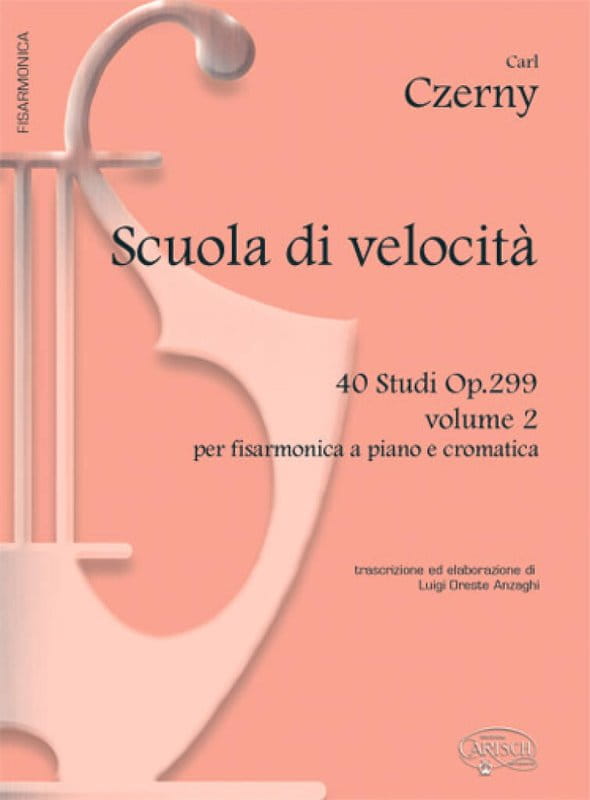 Carl Czerny: Scuola di velocita per fisarmonica 2 - szkoła biegłości - 40 etiud op. 299 - nuty na akordeon