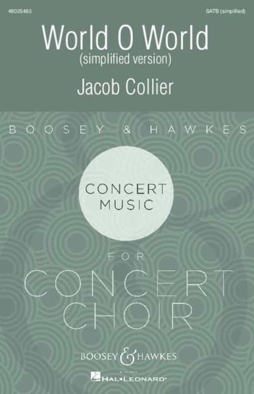 Jacob Collier: World O World - wersja uproszczona - nuty na chór mieszany SATB