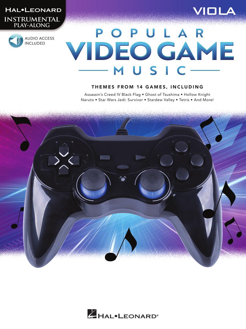 Popular Video Game Music: Viola - 14 tematów z gier komputerowych - nuty na altówkę (+ audio online)