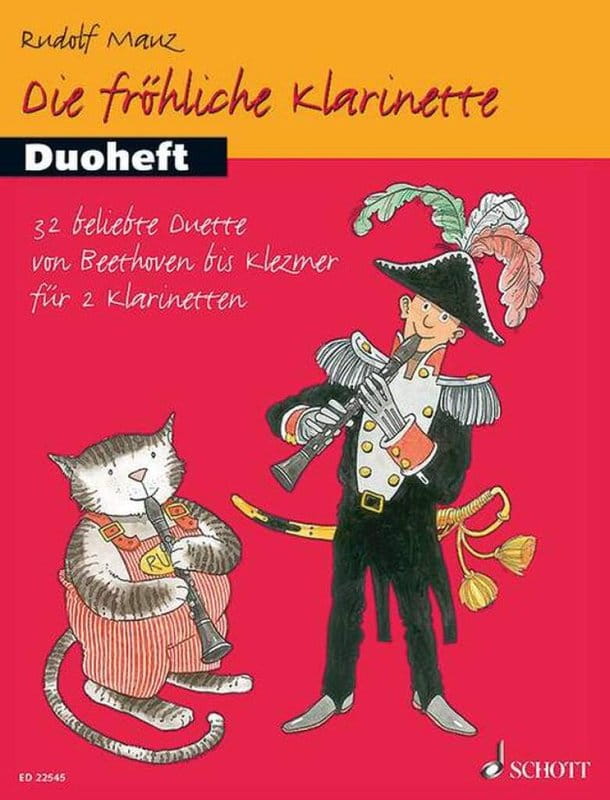 Die Frohliche Klarinette - Duoheft - Rudolf Mauz - nuty na dwa klarnety dla początkujących