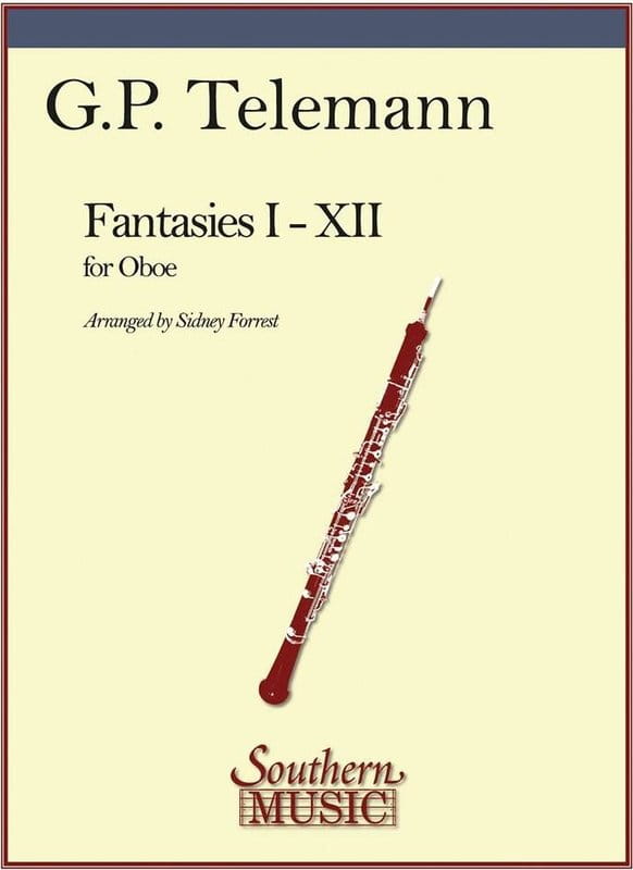 Georg Philipp Telemann: Fantasies I-XII for Oboe - Sidney Forrest - 12 Fantazji TWV 40:2-13 - nuty na obój solo