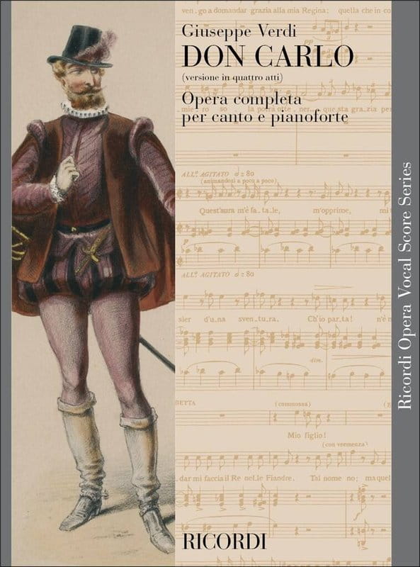 Giuseppe Verdi: Don Carlo - Don Carlos - opera - nuty na głos, chór i fortepian