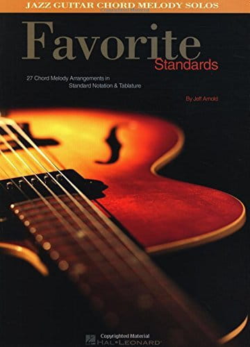 Jeff Arnold: Favorite Standards - Jazz Guitar Chord Melody Solos - nuty na gitarę z tabulaturą