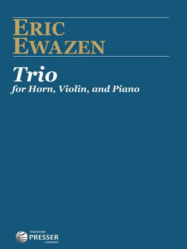 Eric Ewazen: Trio for Horn, Violin and Piano - nuty na waltornię (róg), skrzypce i fortepian