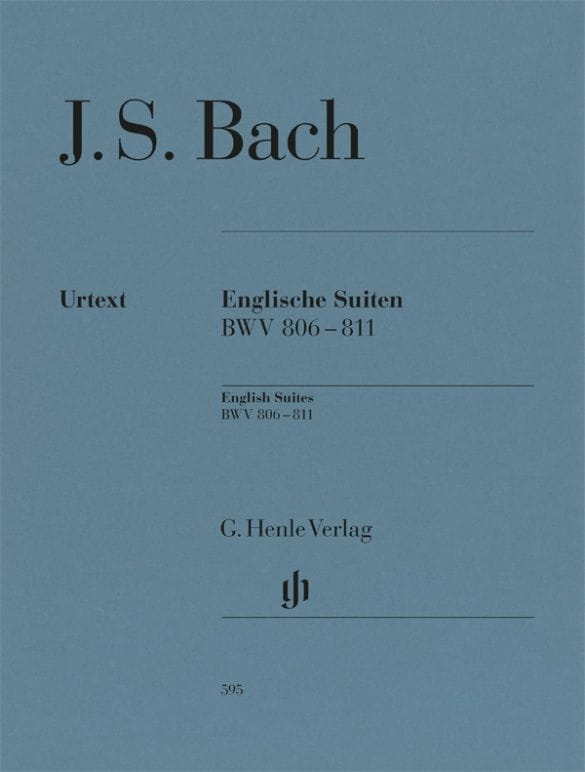 Jan Sebastian Bach: Englische Suiten BWV 806-811 - Suity angielskie - nuty na fortepian z palcowaniem