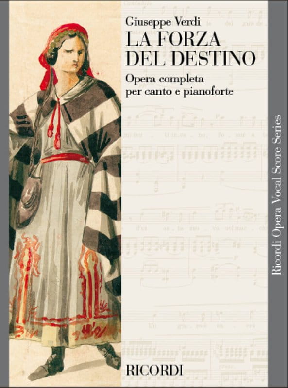 Giuseppe Verdi: La forza del destino - opera Moc przeznaczenia - nuty na głos, chór i fortepian