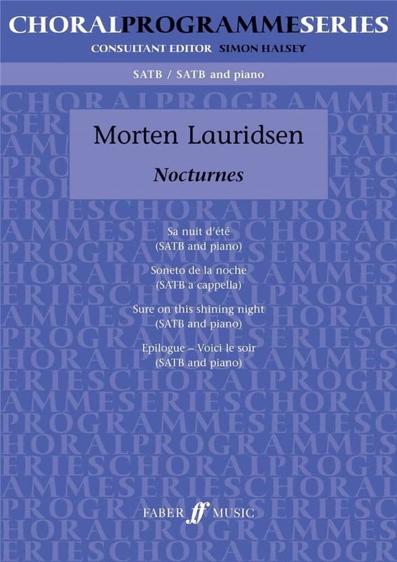 Morten Lauridsen: Nocturnes - Nokturny - nuty na chór mieszany i fortepian