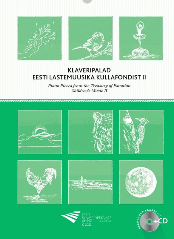 Piano Pieces from the Treasury of Estonian Children's Music Volume 2 (+ płyta CD) - estońska muzyka dziecięca - nuty na fortepian
