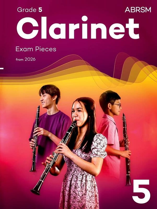 Clarinet Exam Pieces - ABRSM Grade 5 - from 2026 (+ audio online) - nuty na klarnet z fortepianem