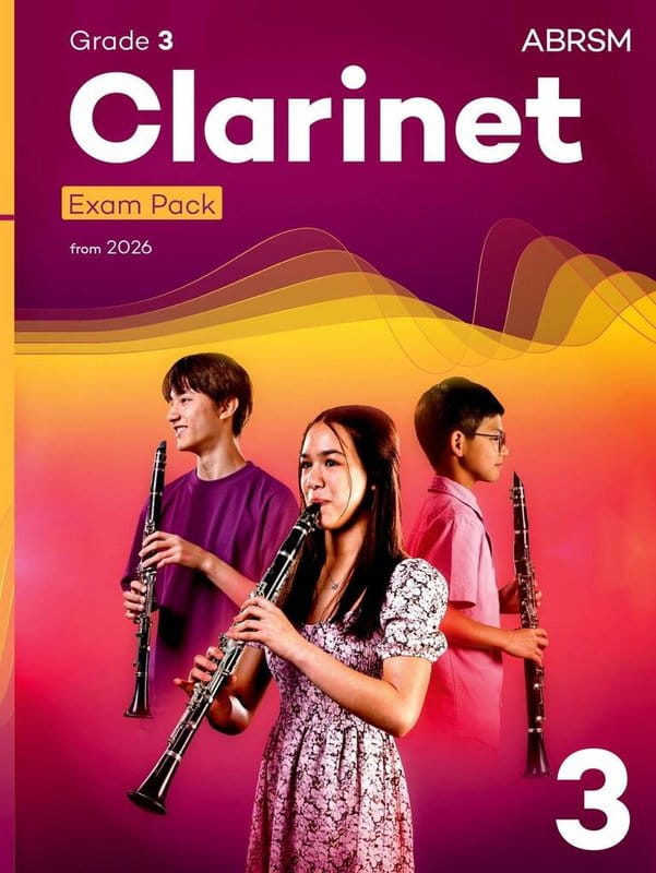 Clarinet Exam Pack - ABRSM Grade 3 - from 2026 (+ audio online) - nuty na klarnet z fortepianem