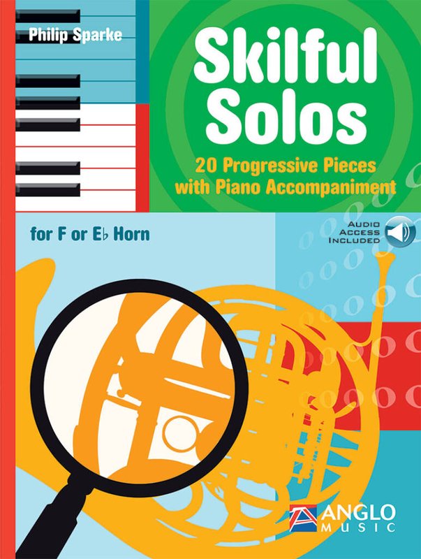 Philip Sparke - Skilful Solos for Horn - 20 Progressive pieces with Piano Accompaniment (+ audio online) - nuty na waltornię (róg) z fortepianem